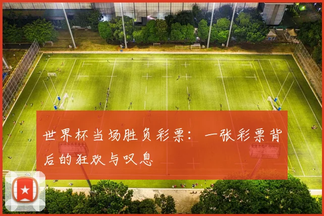 世界杯当场胜负彩票：一张彩票背后的狂欢与叹息